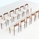 Kai Kristiansen set of twelve dining chairs rosewood Fritz Hansen Denmark 1961