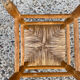 Tabouret en paille et bois