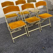Set of 6 folding chairs
