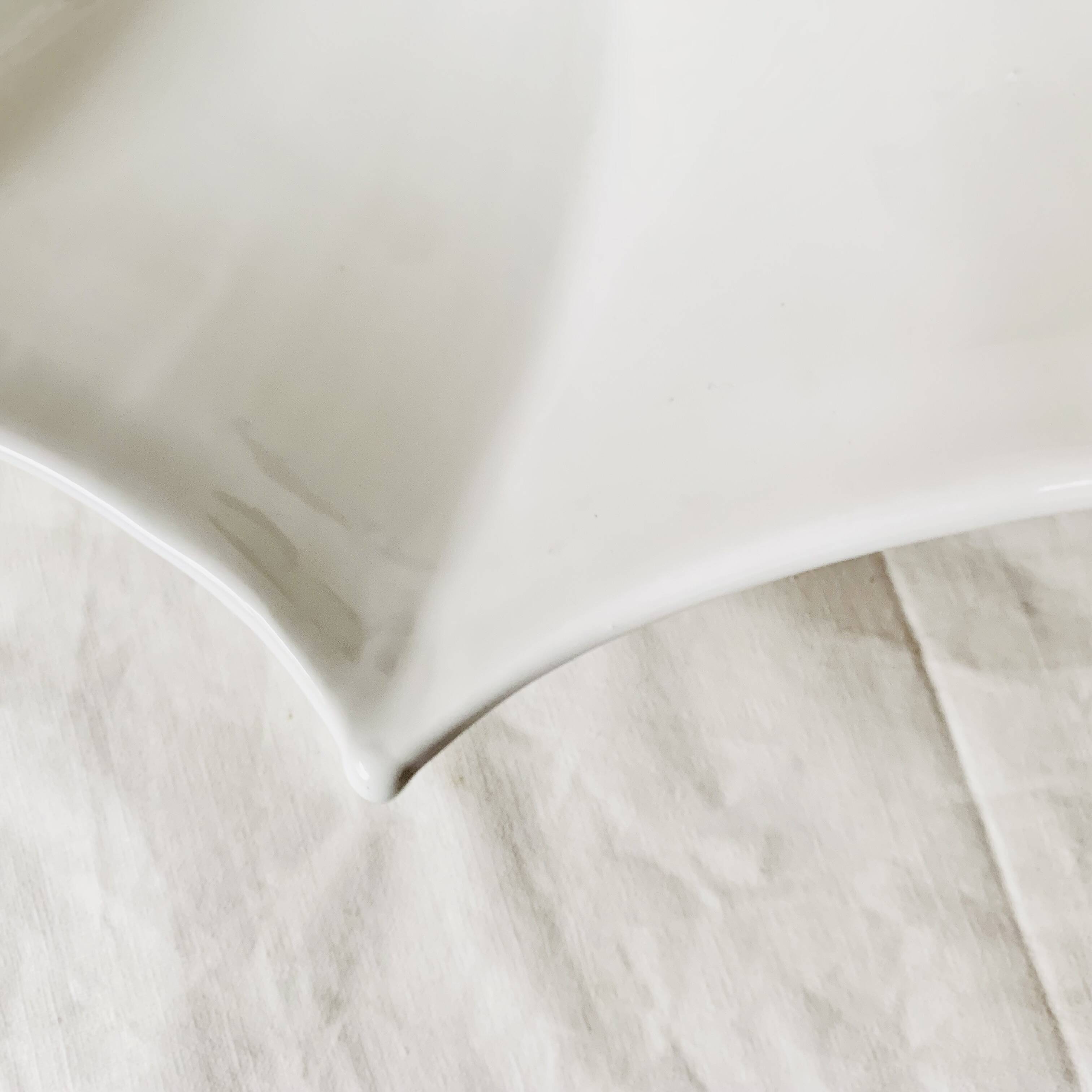 Vintage white ceramic up-and-down pendant light