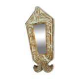 Fish mirror, glazed ceramic, signed Robert Meynard, Vallauris, 1950