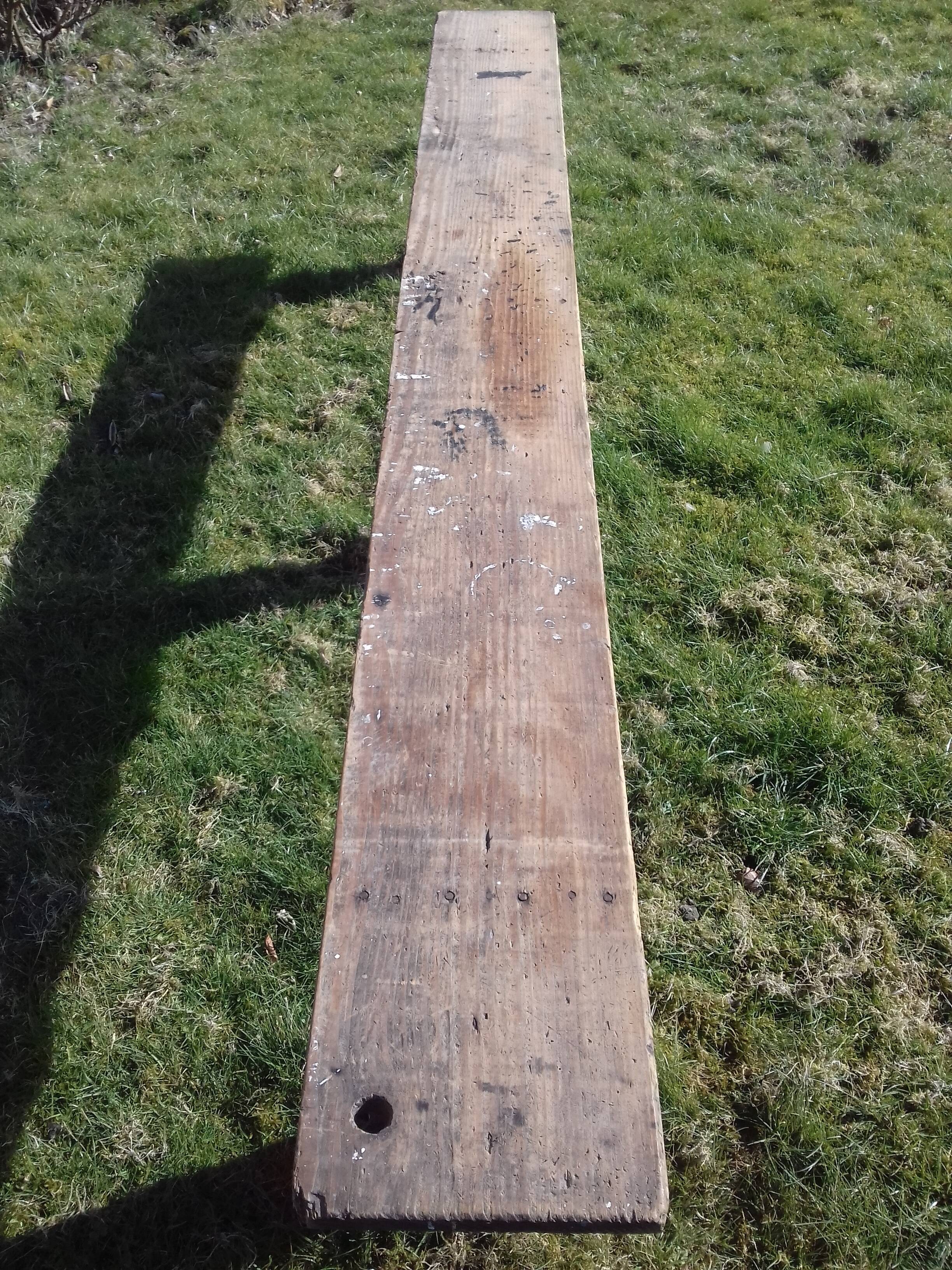 Wooden bench