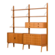 Fredrik A. Kayser teak free standing wall unit for Gustav Bahus, Norway 196
