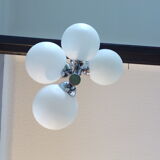 Space age 4 globes hanging lamp