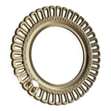 Miroir soleil / fleur laiton vintage