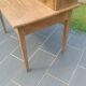 Antique solid oak desk with steps – 5 drawers