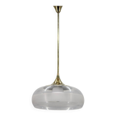 Suspension en laiton et plastique italienne des années 1970.