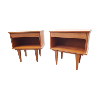 Pair of vintage bedside tables