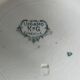 Six iron earth plates from Lunéville model LUGANO old old