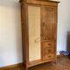 Armoire art déco bois brut & jute