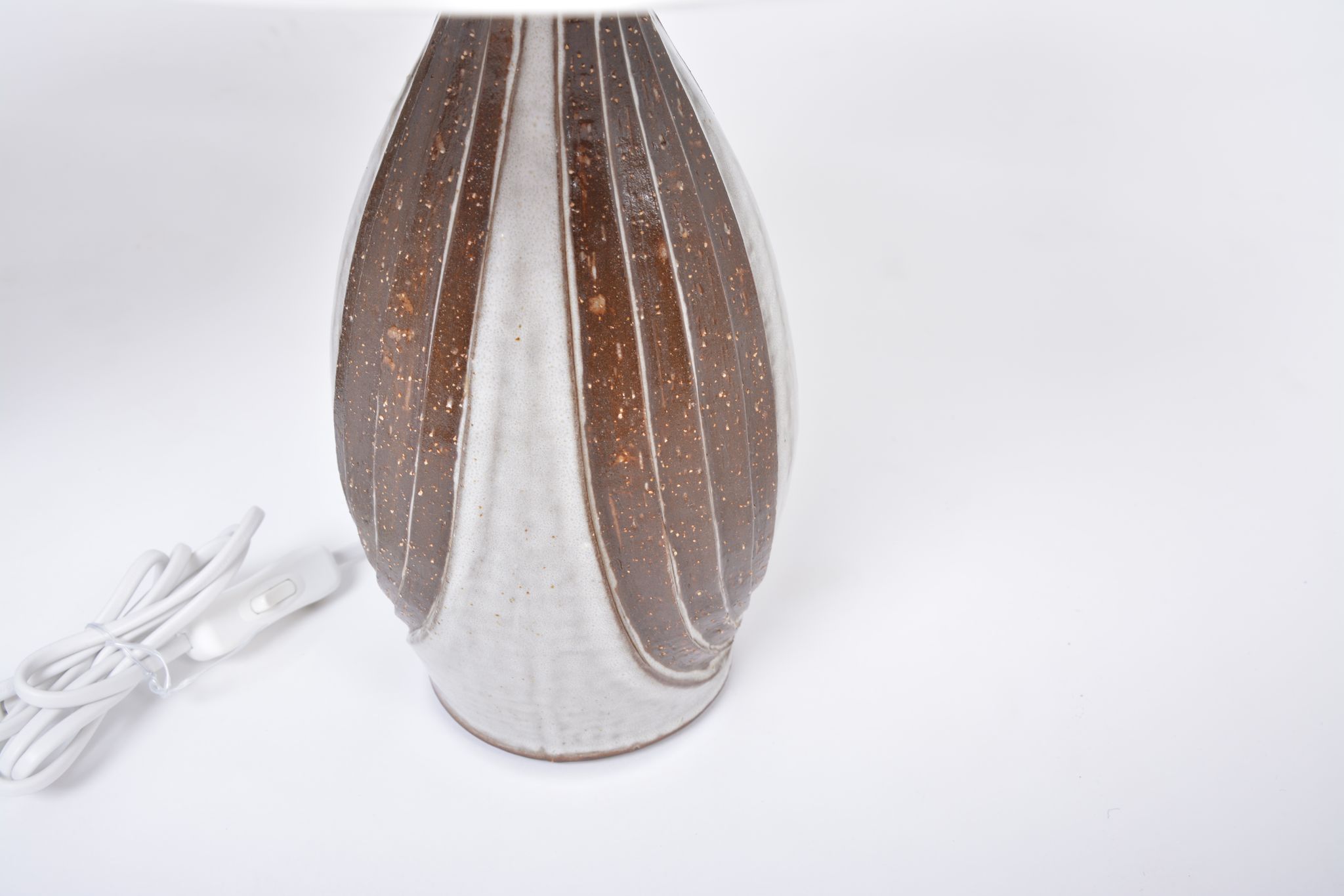 Paire de lampes de table en céramique danoises du milieu du siècle par Michael Andersen