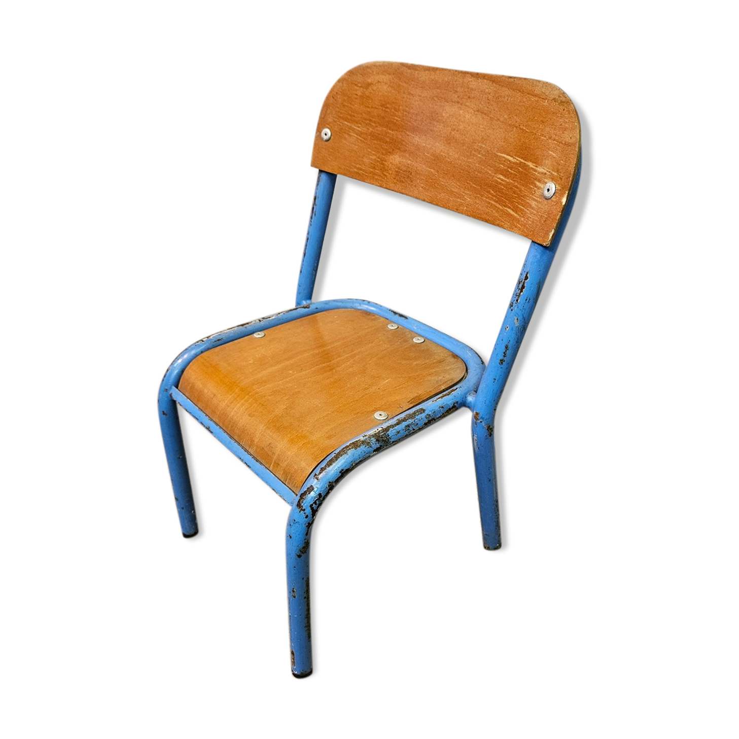 Child chair. Kindergarten chair. School chair. 1960.