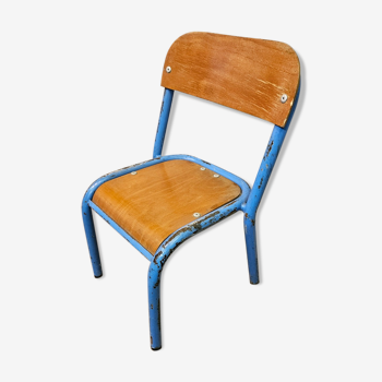 Chaise enfant. Chaise de maternelle. Chaise écolier. 1960.