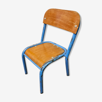 Child chair. Kindergarten chair. School chair. 1960.