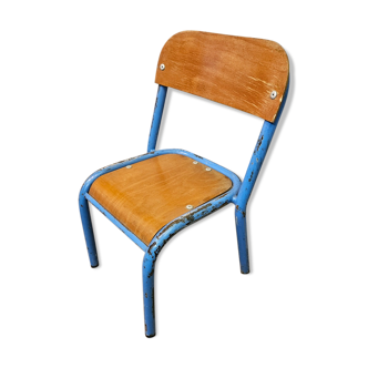 Child chair. Kindergarten chair. School chair. 1960.