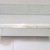 Vintage metal bathroom shelf