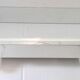 Vintage metal bathroom shelf