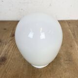 Vintage White Porcelain Pendant Light, 1970s