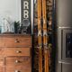Paire de ski Rossignol Hickory vintage en bois