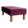 Large vintage bench upholstered in Scottish tartan fabric.