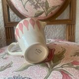 Vintage Digoin earthenware milk jug