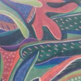 Corail vert, illustration peinture