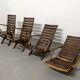 Series of 4 relax armchairs from the 60s/70s by Triconfort