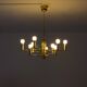 Vintage brass regency chandelier