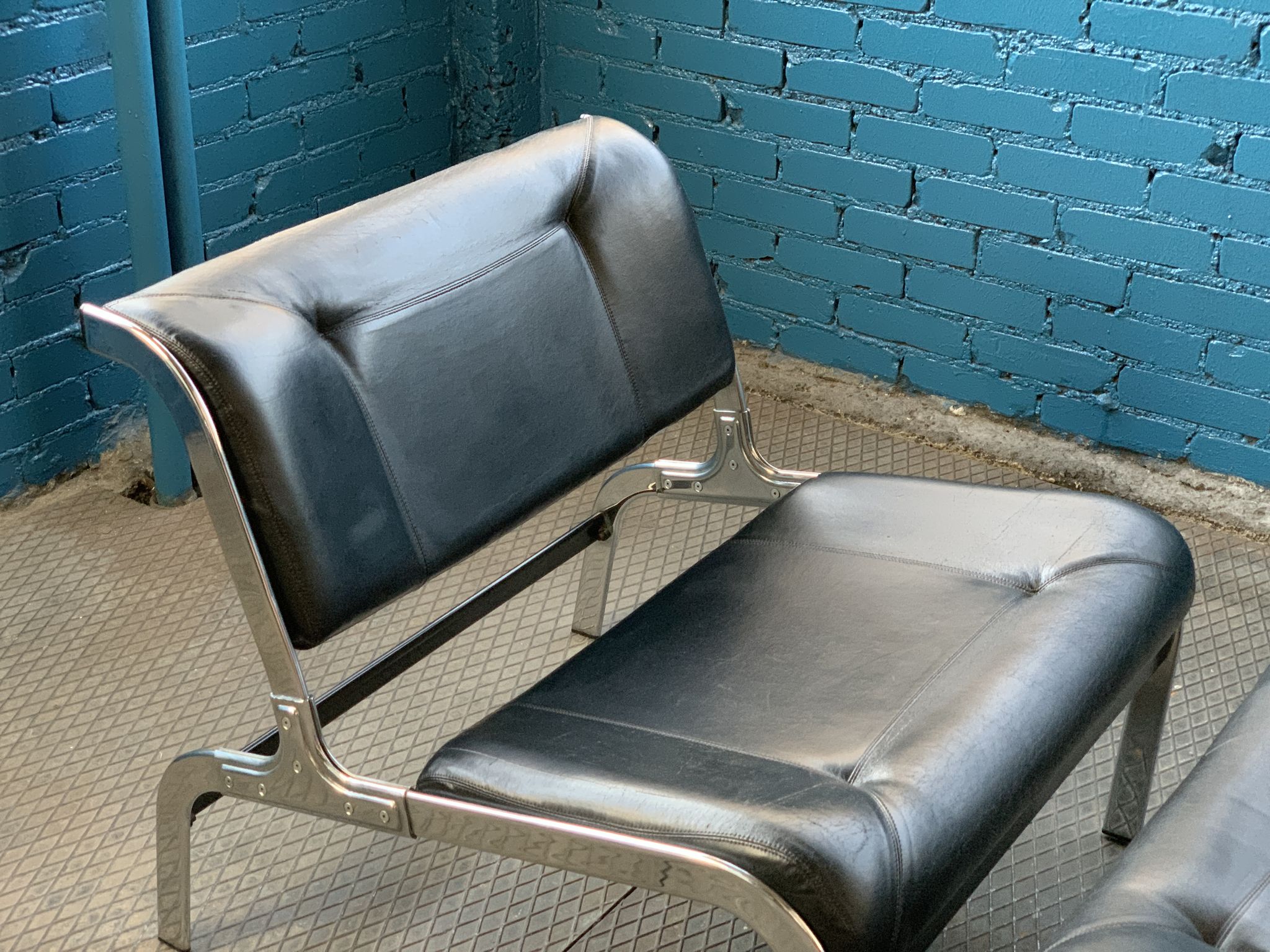 Pair of Whist chairs by Olivier Mourgue 2nd edition Airborne 1964