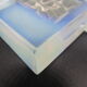 Art-deco opalescent glass ashtray A. Hunebelle