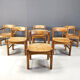 Rainer Daumiller pine wood dining chairs for Hirthals Savvaerk