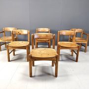 Rainer Daumiller pine wood dining chairs for Hirthals Savvaerk