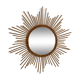 Miroir soleil rotin vintage