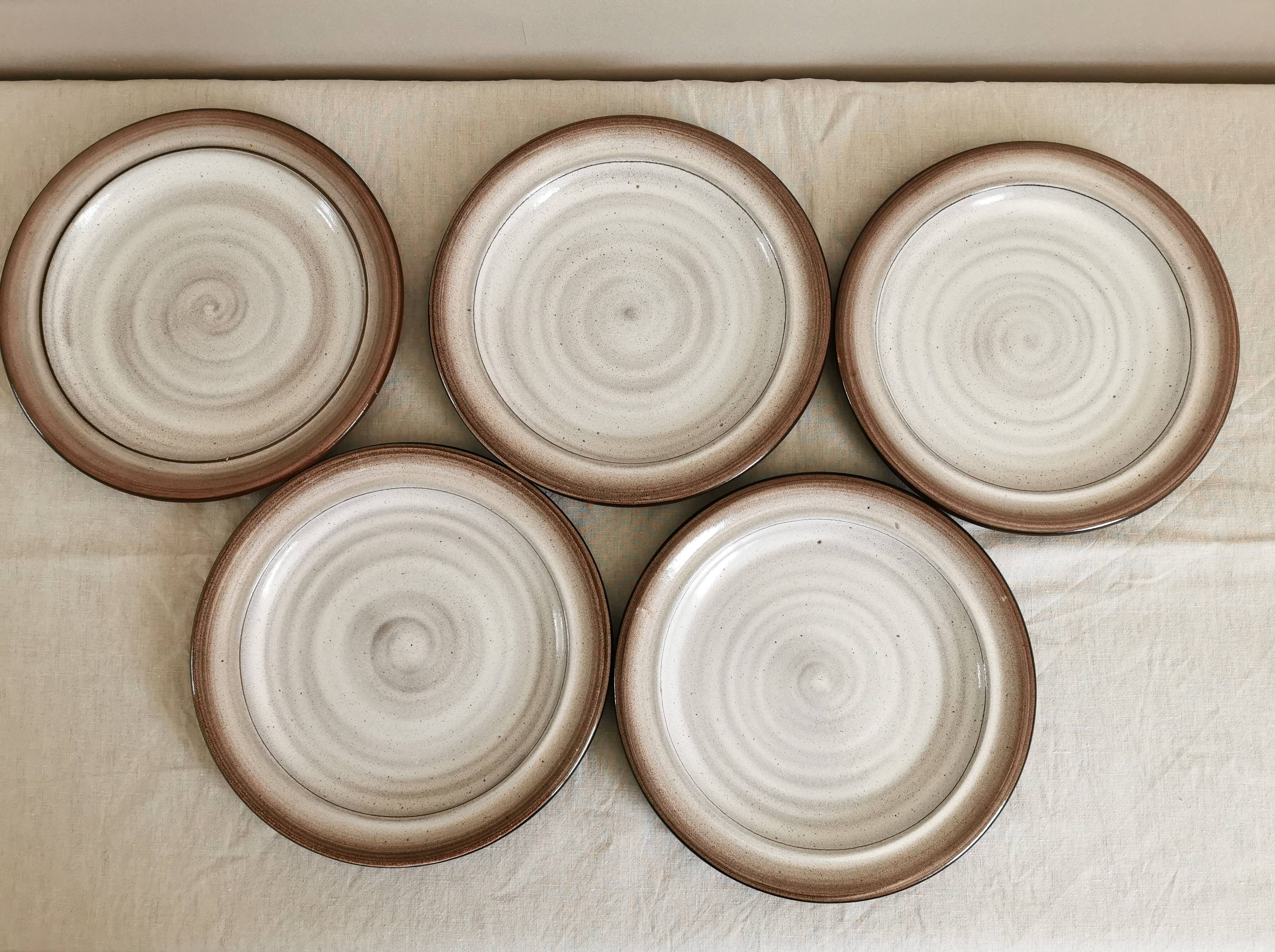 Niderviller Fonteneige service 10 flat plates 10 soup plates