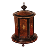 Napoleon III Cigar Humidor in Blackened Wood and Brass