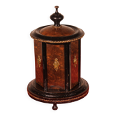 Napoleon III Cigar Humidor in Blackened Wood and Brass