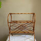 Rattan magazine holder 1970s