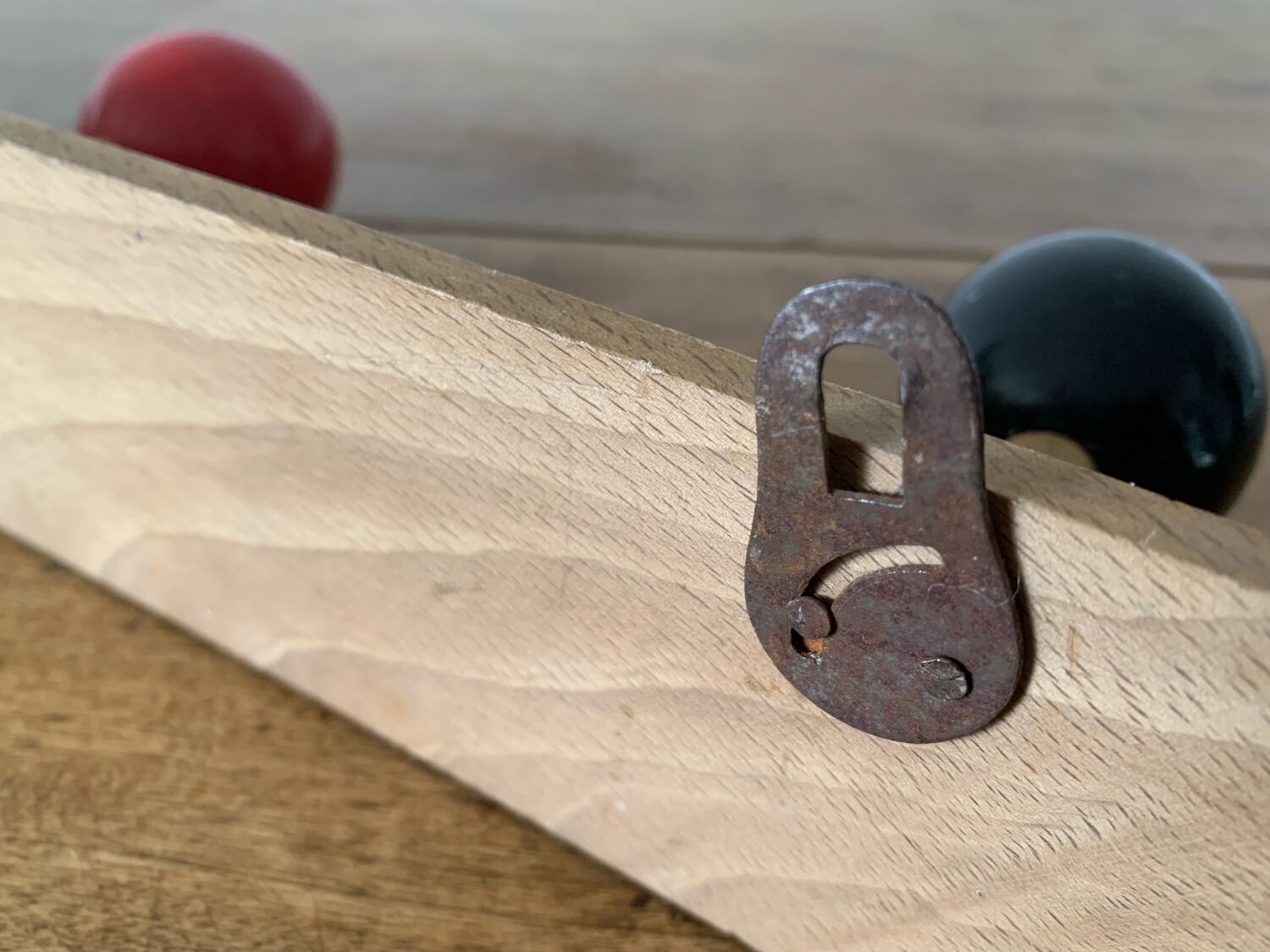 Vintage wall coat rack