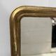 Miroir Louis Philippe en bois et stuc doré XIX siècle