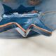 Small "Heart" dish or large blue glazed ceramic catchall.
