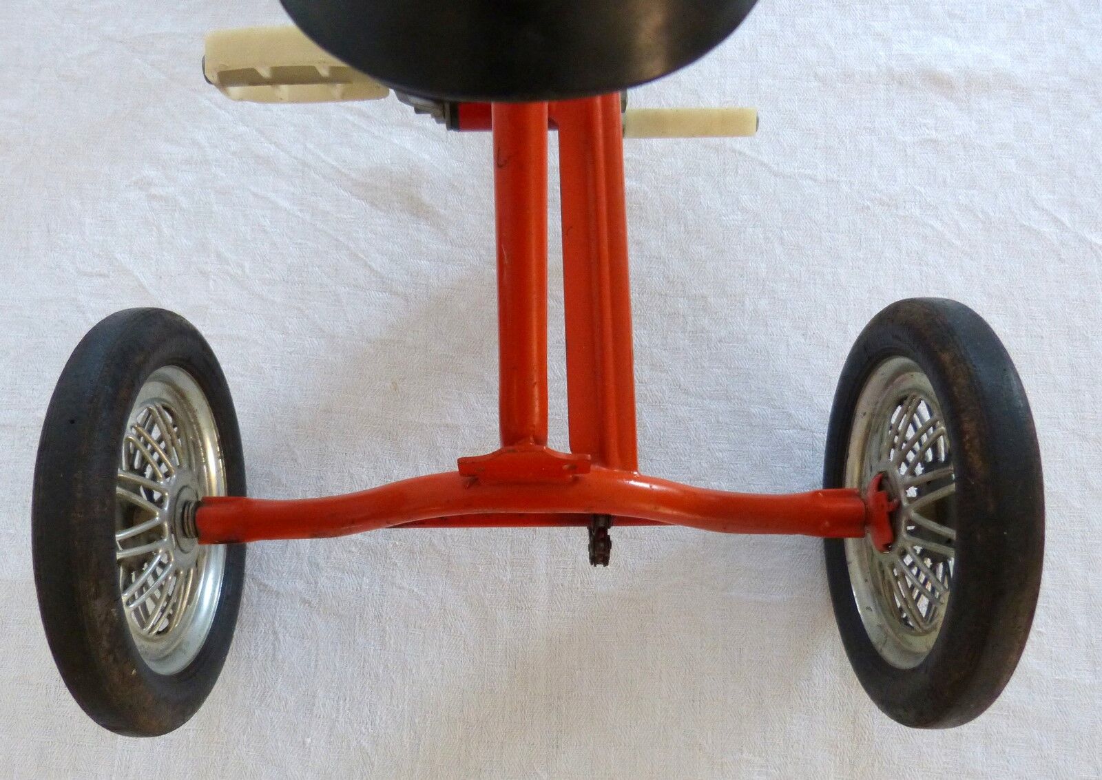 Foldable child tricycle Mercier orange vintage 70s