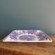 plate or dish with purple and mauve decoration