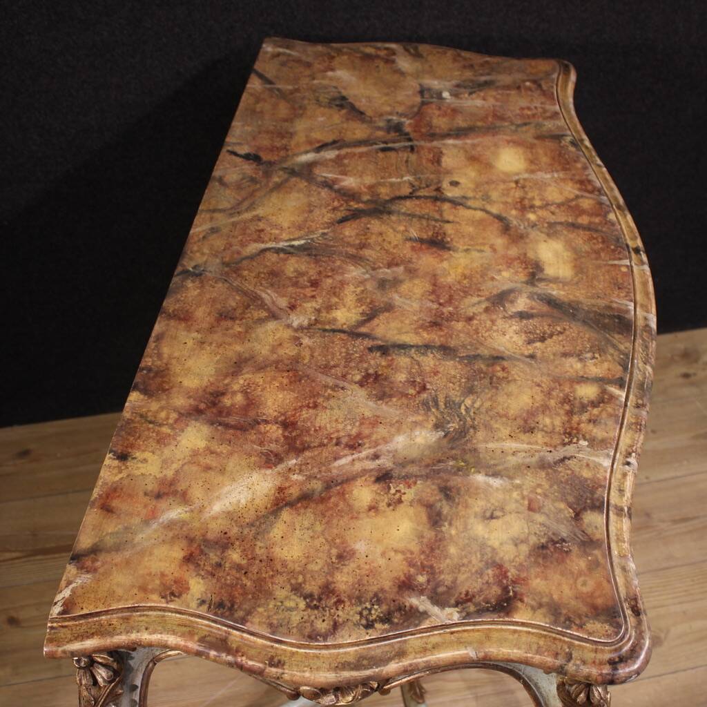 French lacquered console in Louis XV style