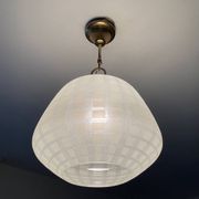 Scandinavian frosted glass pendant light