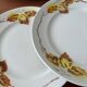 Set of 6 Moulin des Loups plates – French earthenware tableware – mo