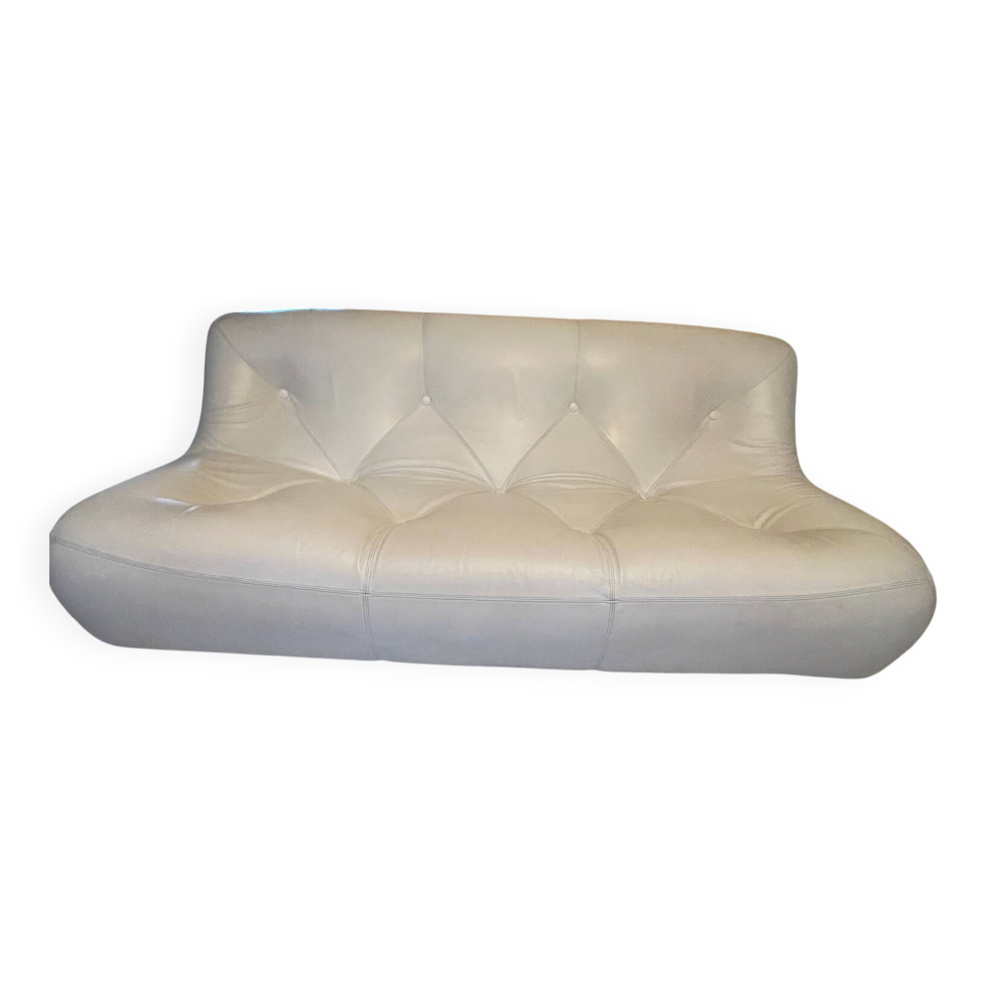Kali sofa Ligne Roset white leather