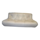Canapé Kali Ligne Roset cuir blanc