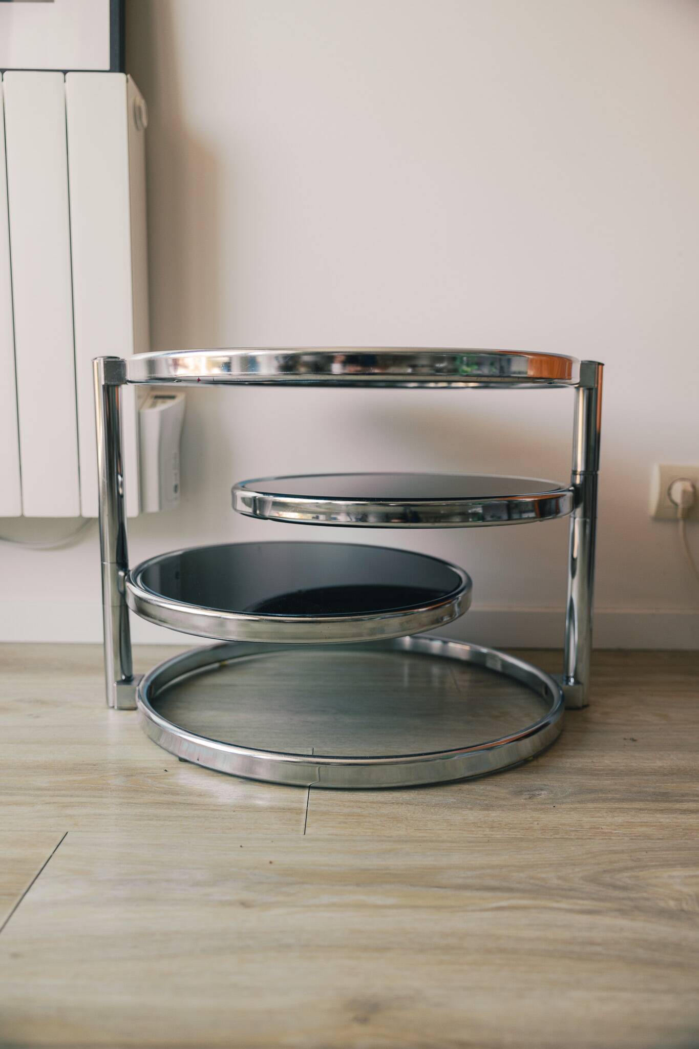 1970s three-tier coffee table
