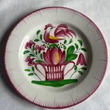 4 assiettes Alsacienne XIXe