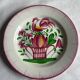 4 19th century Alsatian plates